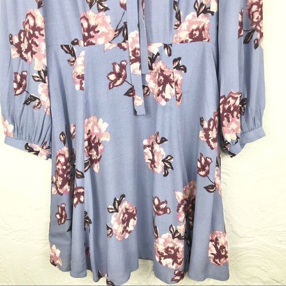 Astr The Label Periwinkle/Pink Floral Kate Dress - Picture 10 of 15